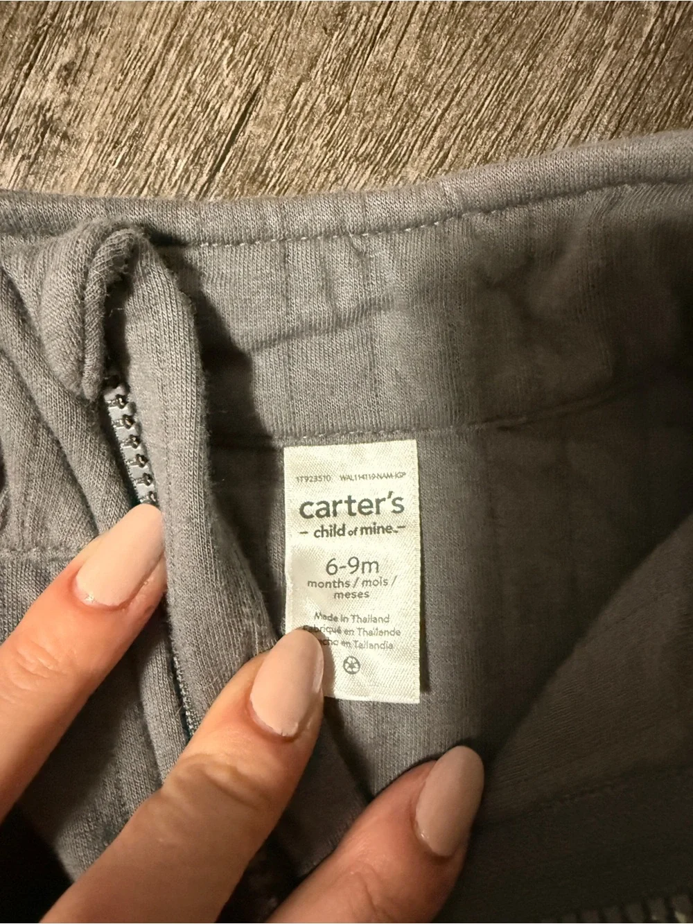 Carter's Quilted Sweatshirt & Jogger Set - Gray